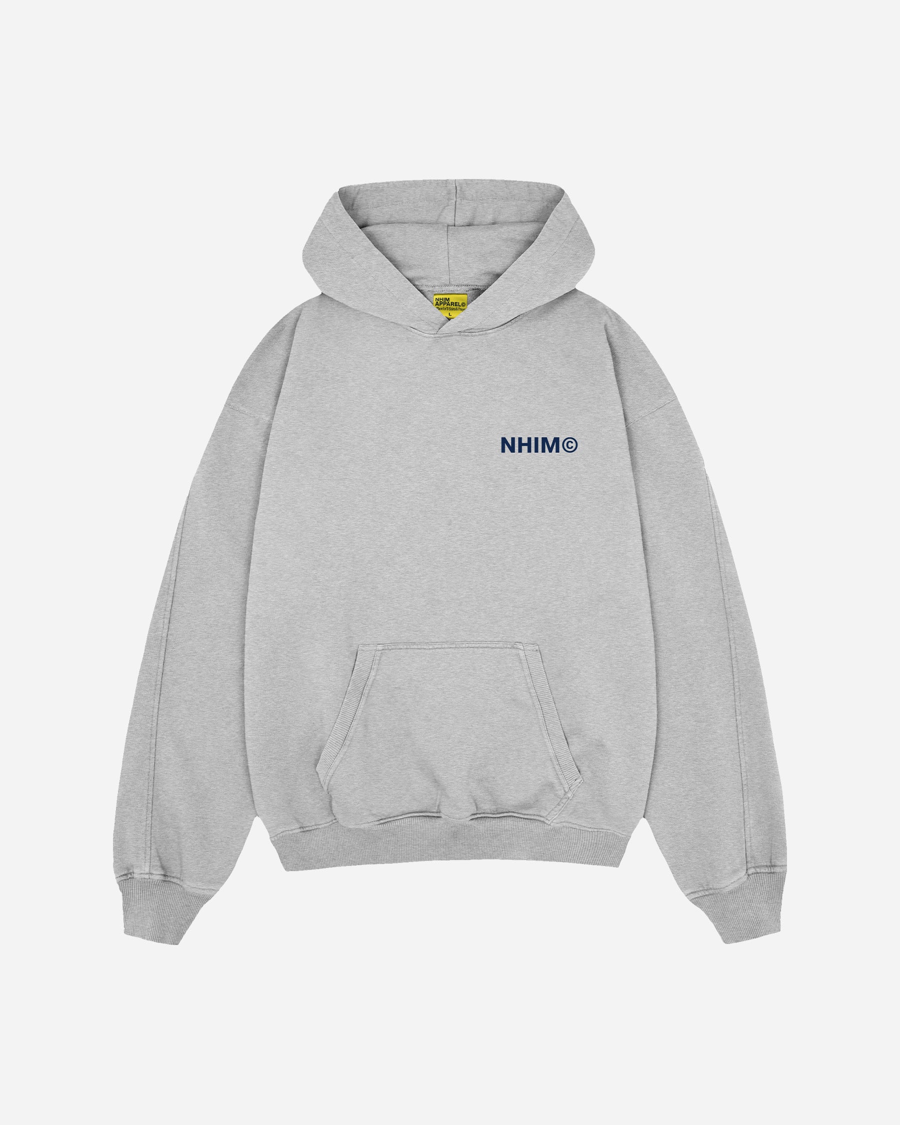 God is Everywhere hoodie in grey by NHIM apparel christian clothing brand - front