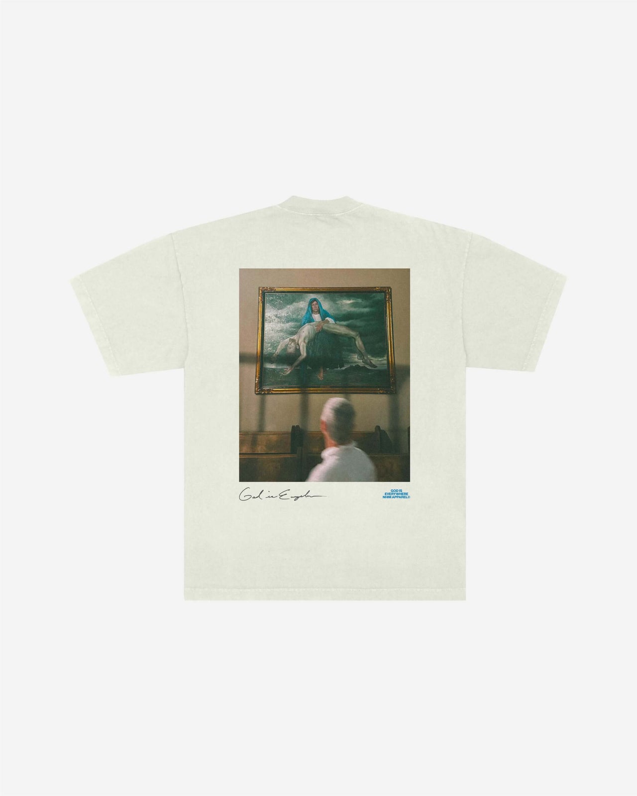 GOD IS EVERYWHERE 'GALLERY' TEE (OFF WHITE)
