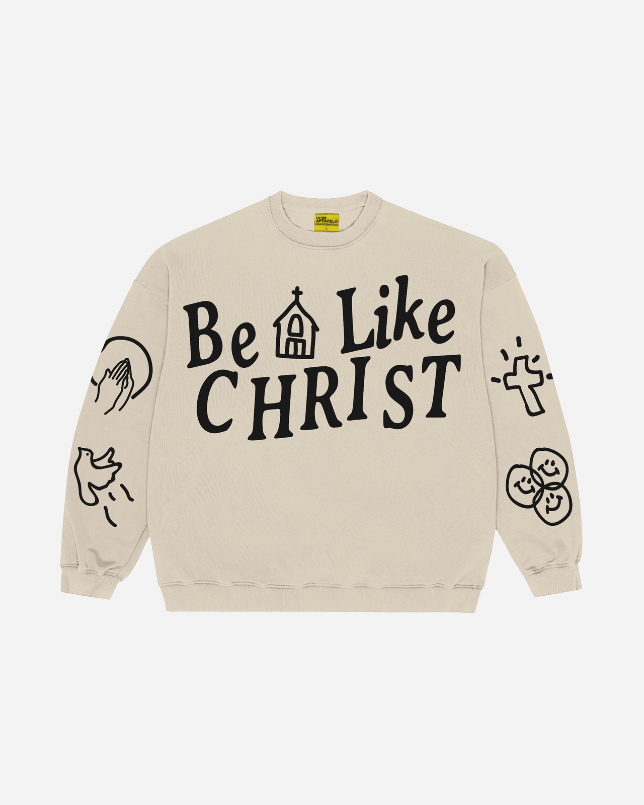 BE LIKE CHRIST CREW (SAND)