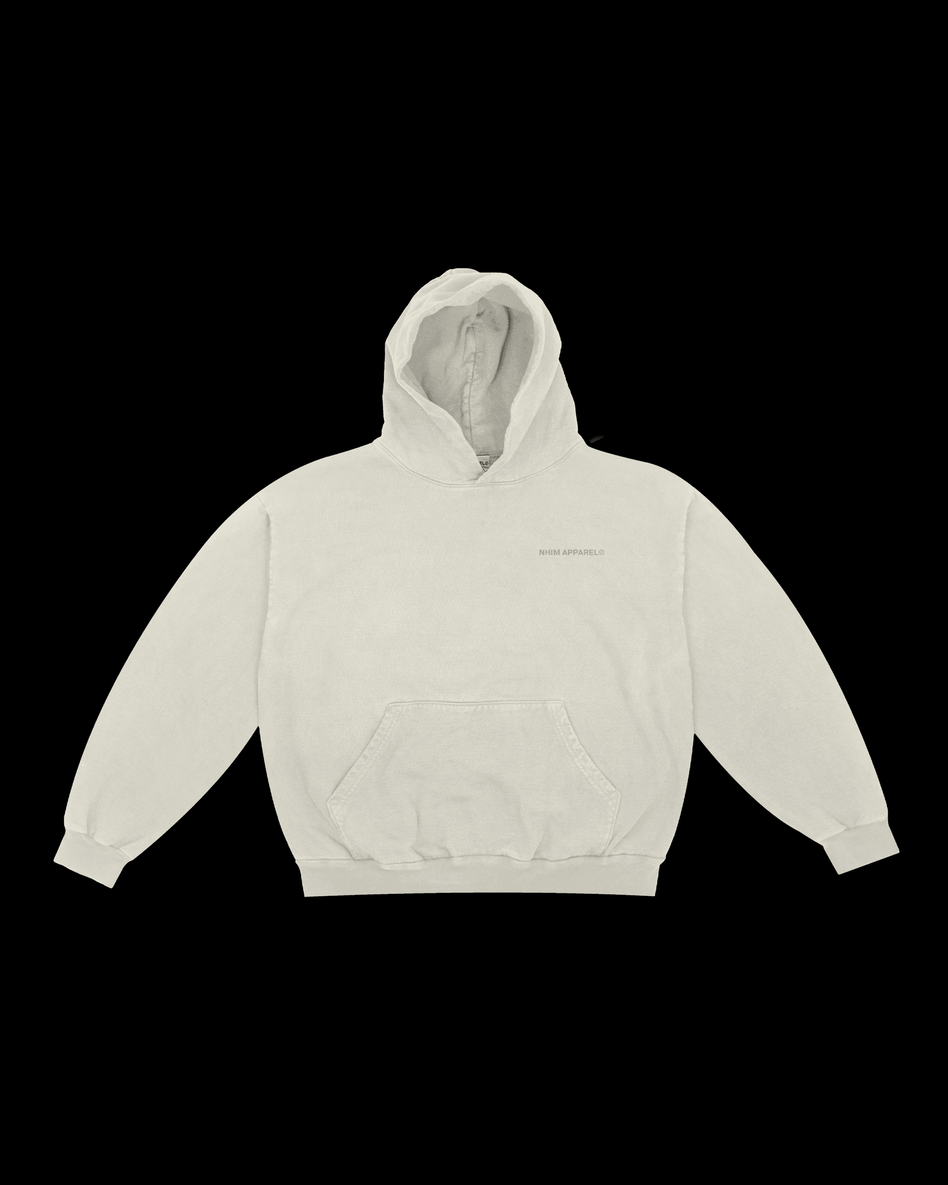 God Is Everywhere bone color hoodie sweatshirt by NHIM Apparel christian clothing brand