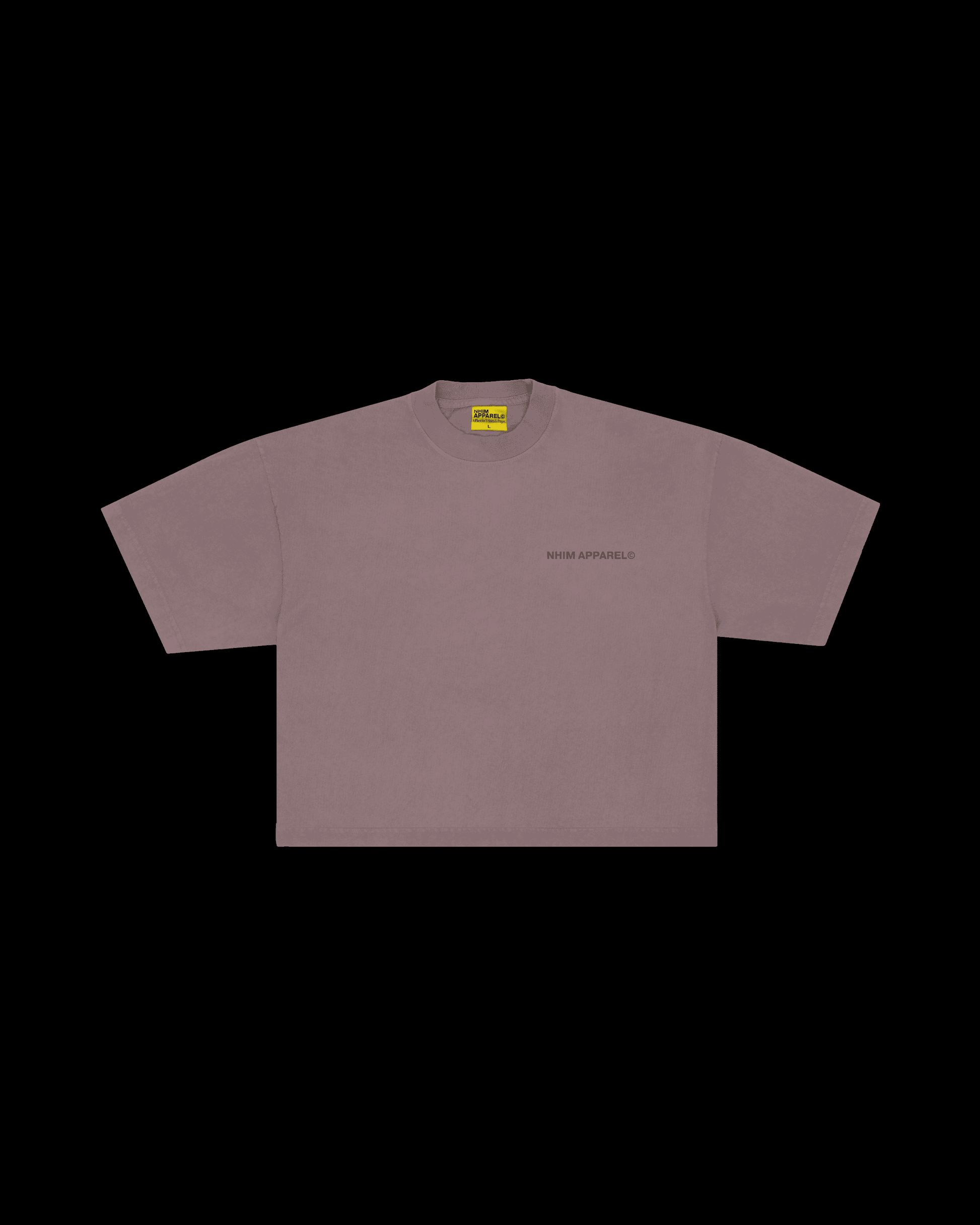 God Is Everywhere crop tee thistle color by NHIM Apparel christian clothing brand