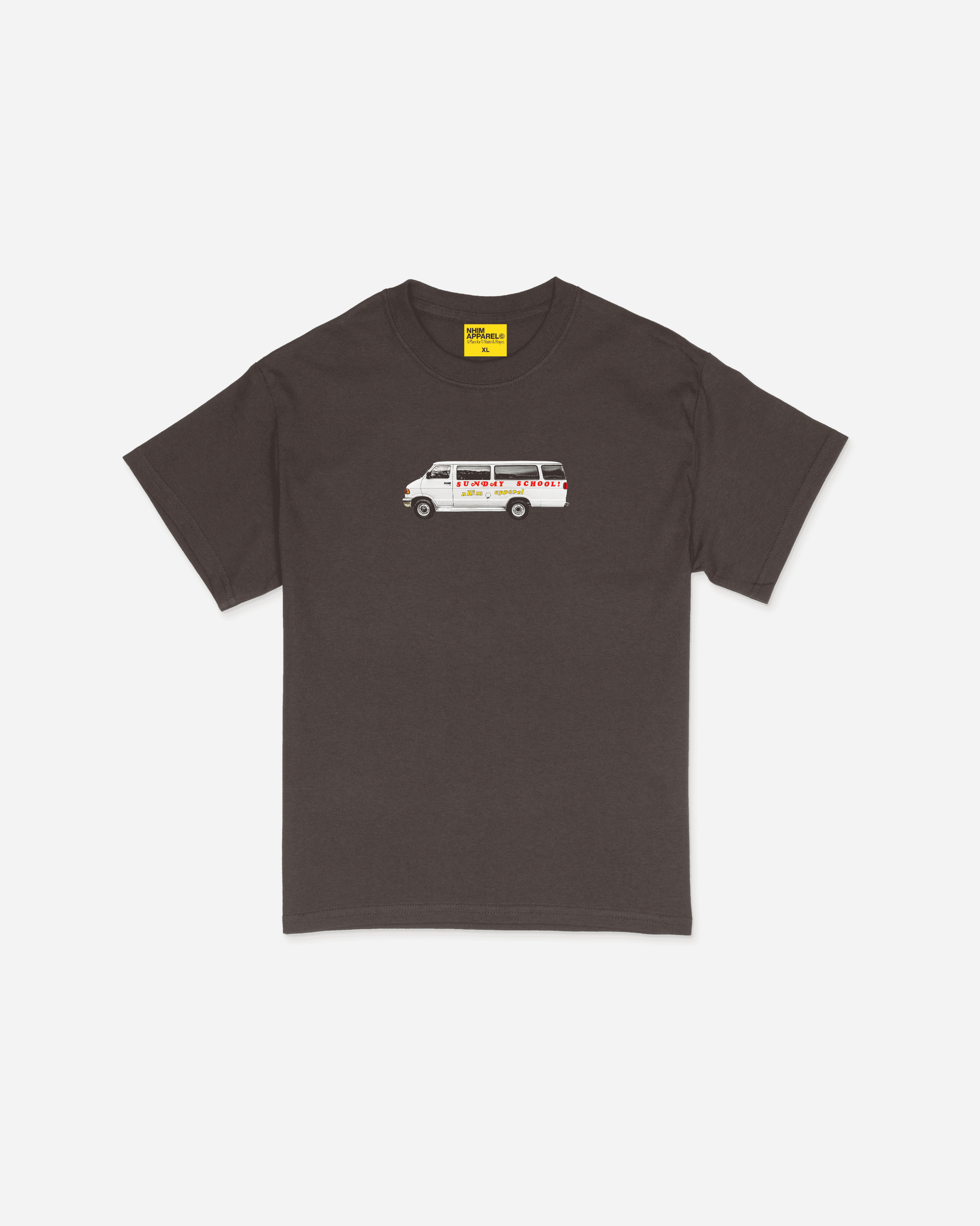 black t shirt church van by NHIM APPAREL Christian clothing brand