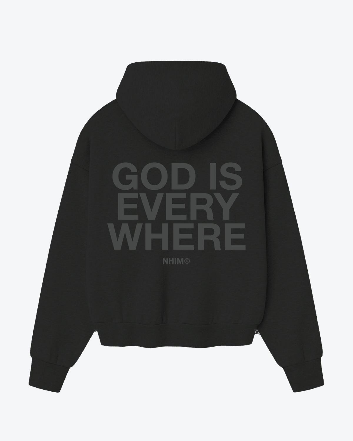 GOD IS EVERYWHERE BLACKOUT HOODIE