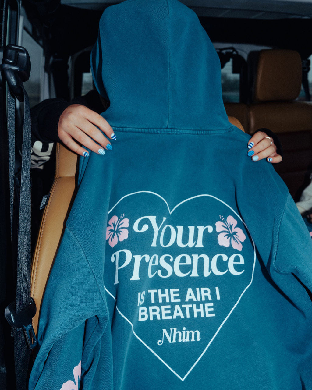 Your Presence is the air i breathe womens hoodie by nhim apparel christian clothing brand -