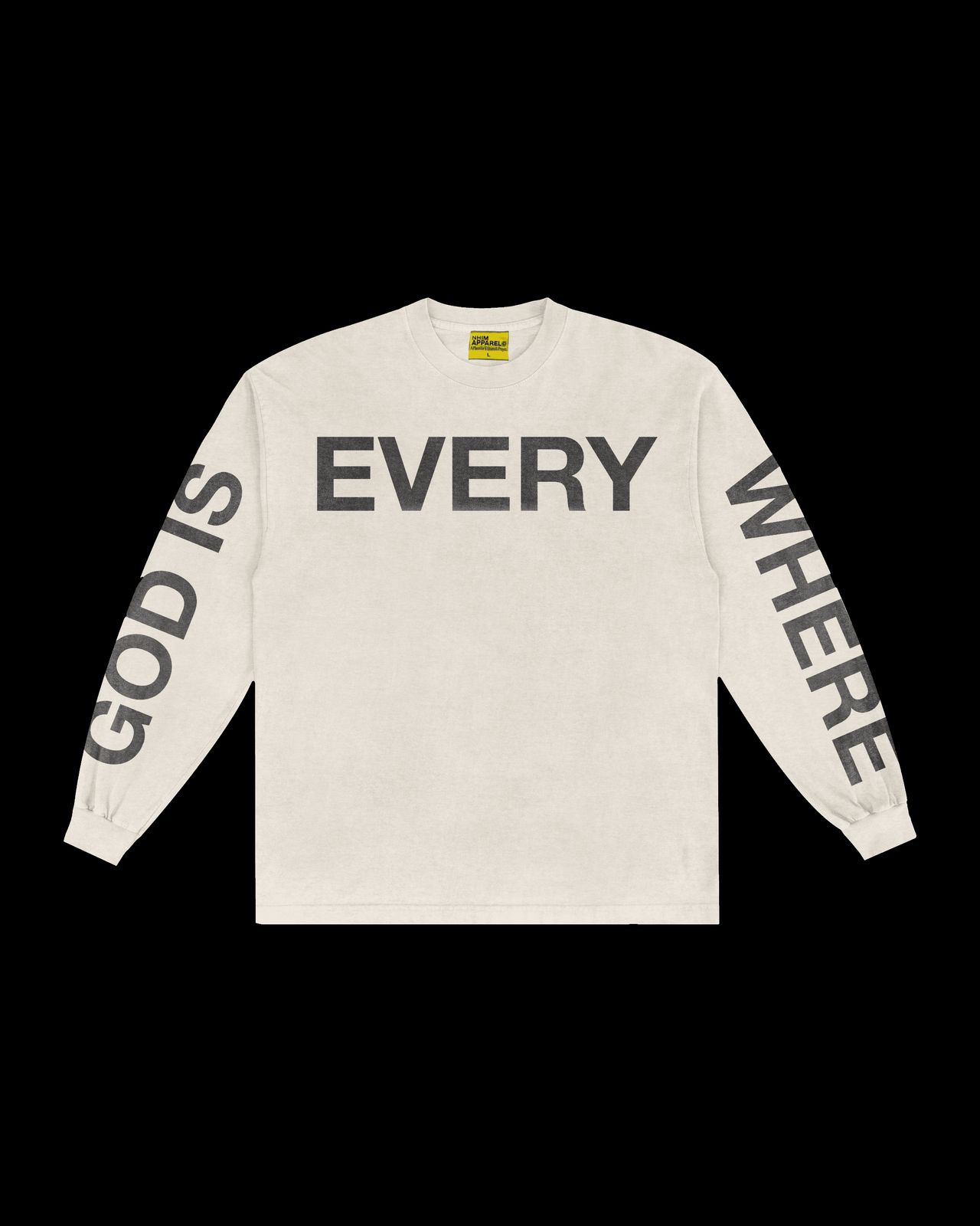 GOD IS EVERYWHERE LS (OFF WHITE)