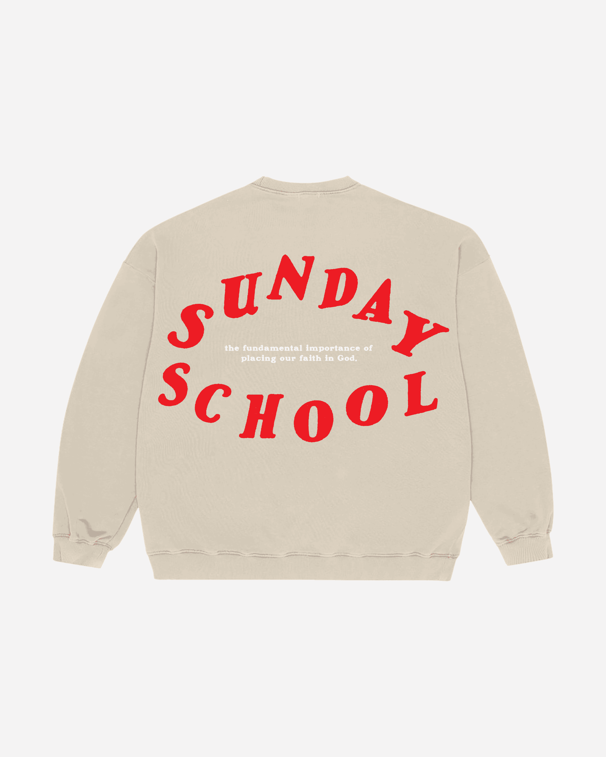 Sand crew sweatshirt Sunday Every Day by NHIM APPAREL Christian clothing brand
