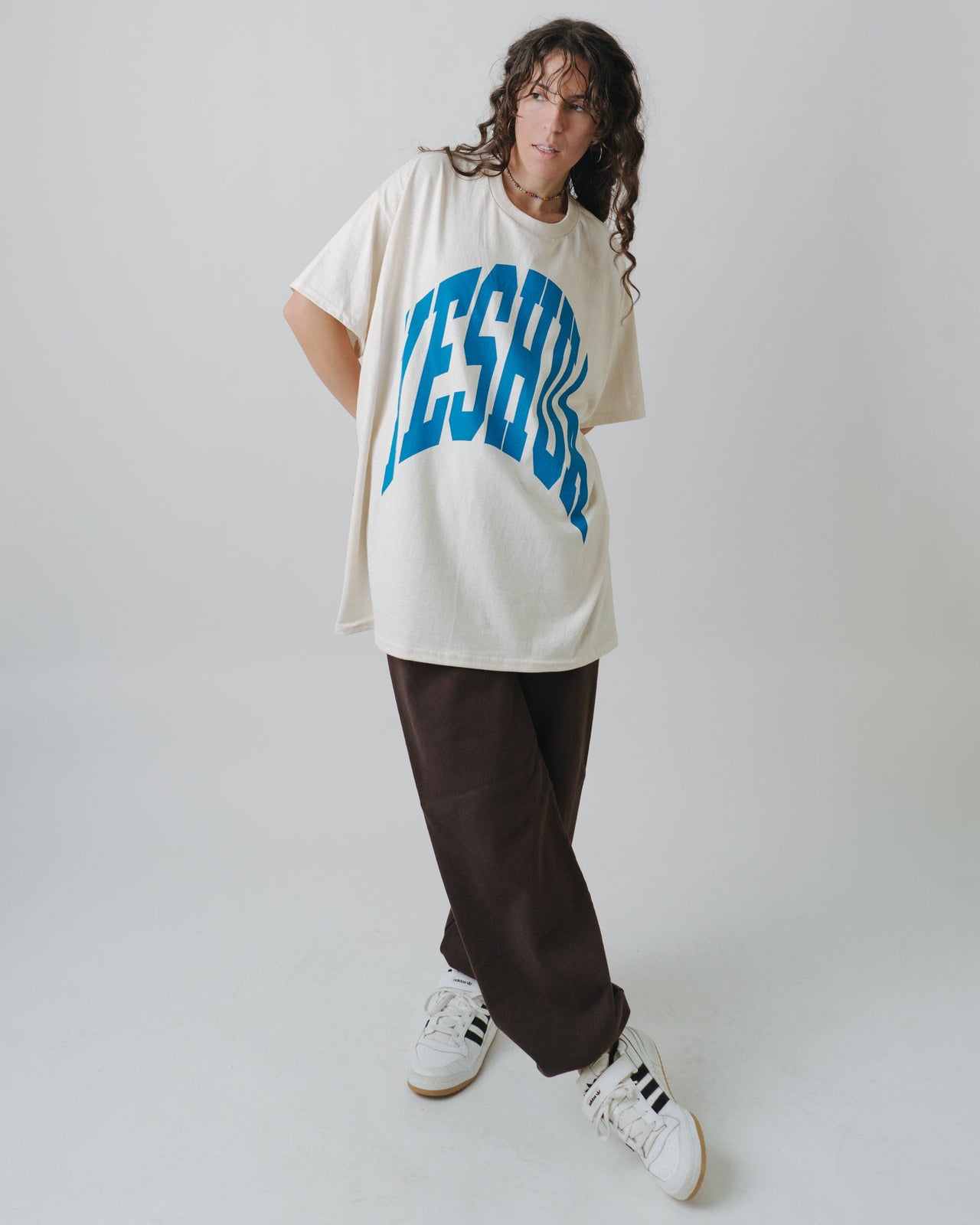 Yeshua Spirit Christian tee t-shirt in cream by NHIM Apparel Christian clothing brand 