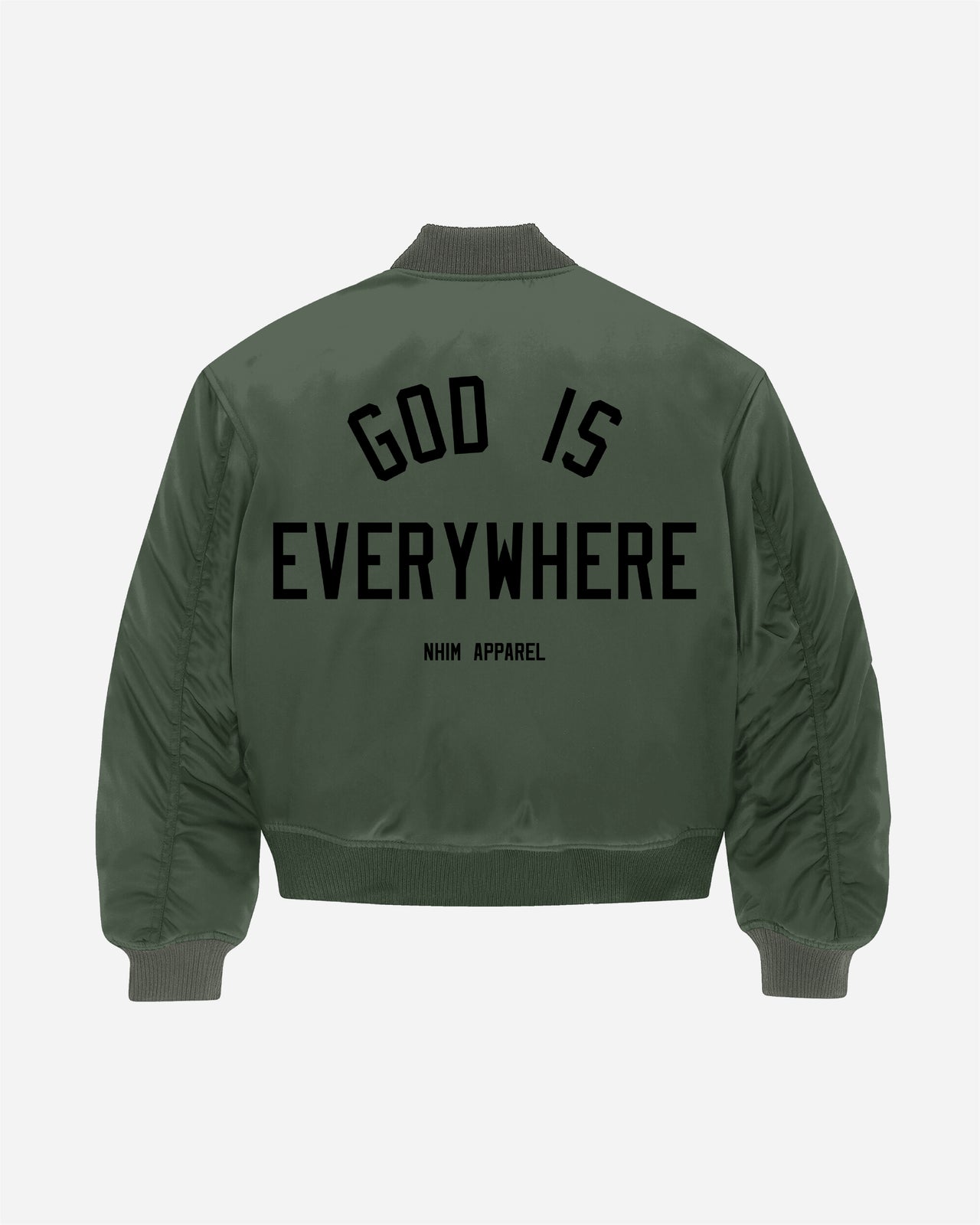 GOD IS EVERYWHERE F/W '24 FLIGHT JACKET (SAGE GREEN)