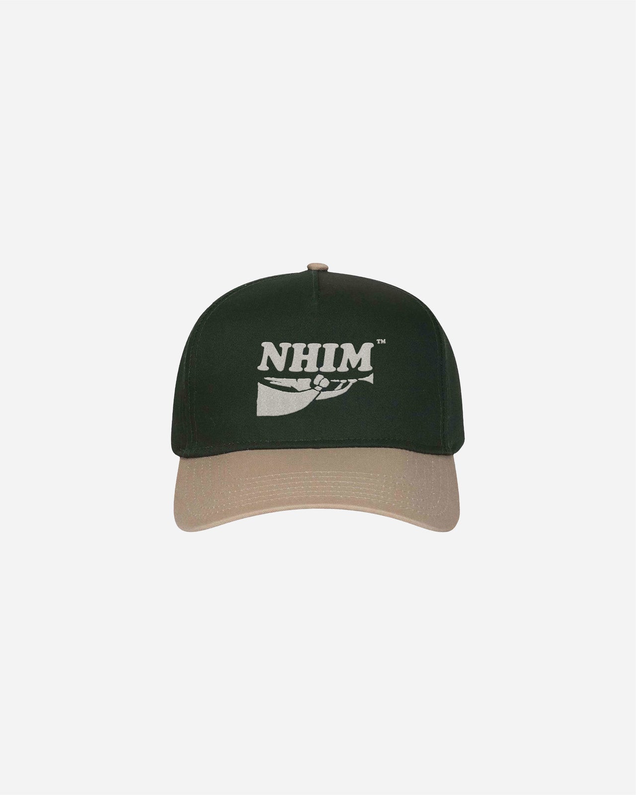 NHIM ANGEL BASEBALL SNAPBACK (KHAKI/DK GREEN)