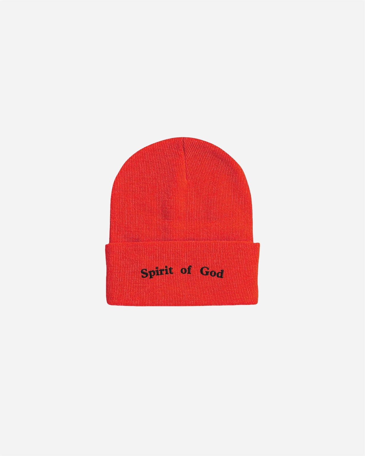 SPIRIT OF GOD CUFF BEANIE (ORANGE)