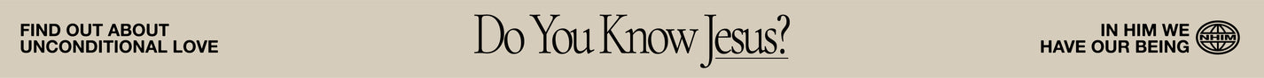Do You Know Jesus? Banner by NHIM Apparel