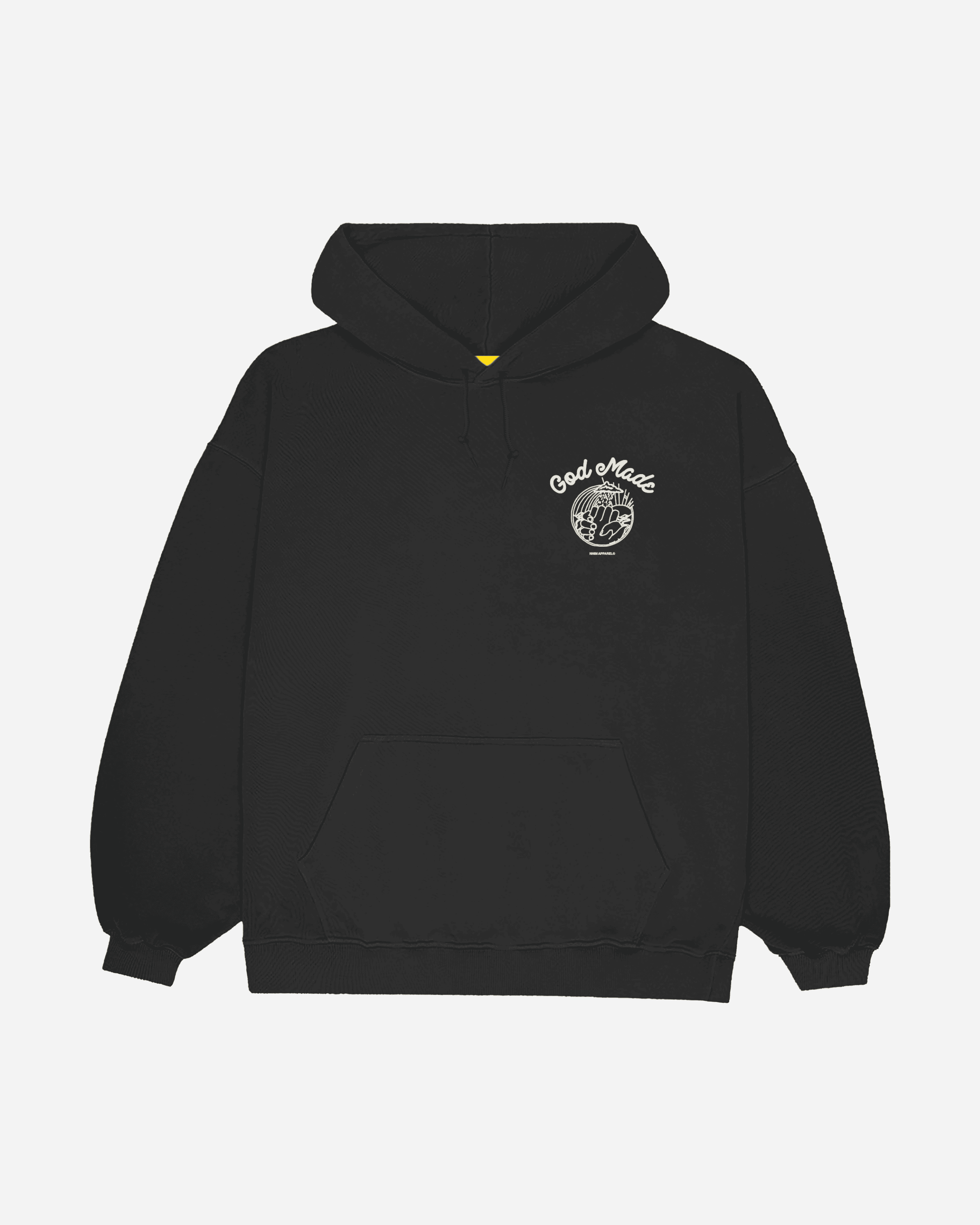 God Is Everywhere black hoodie by NHIM Apparel christian clothing brand