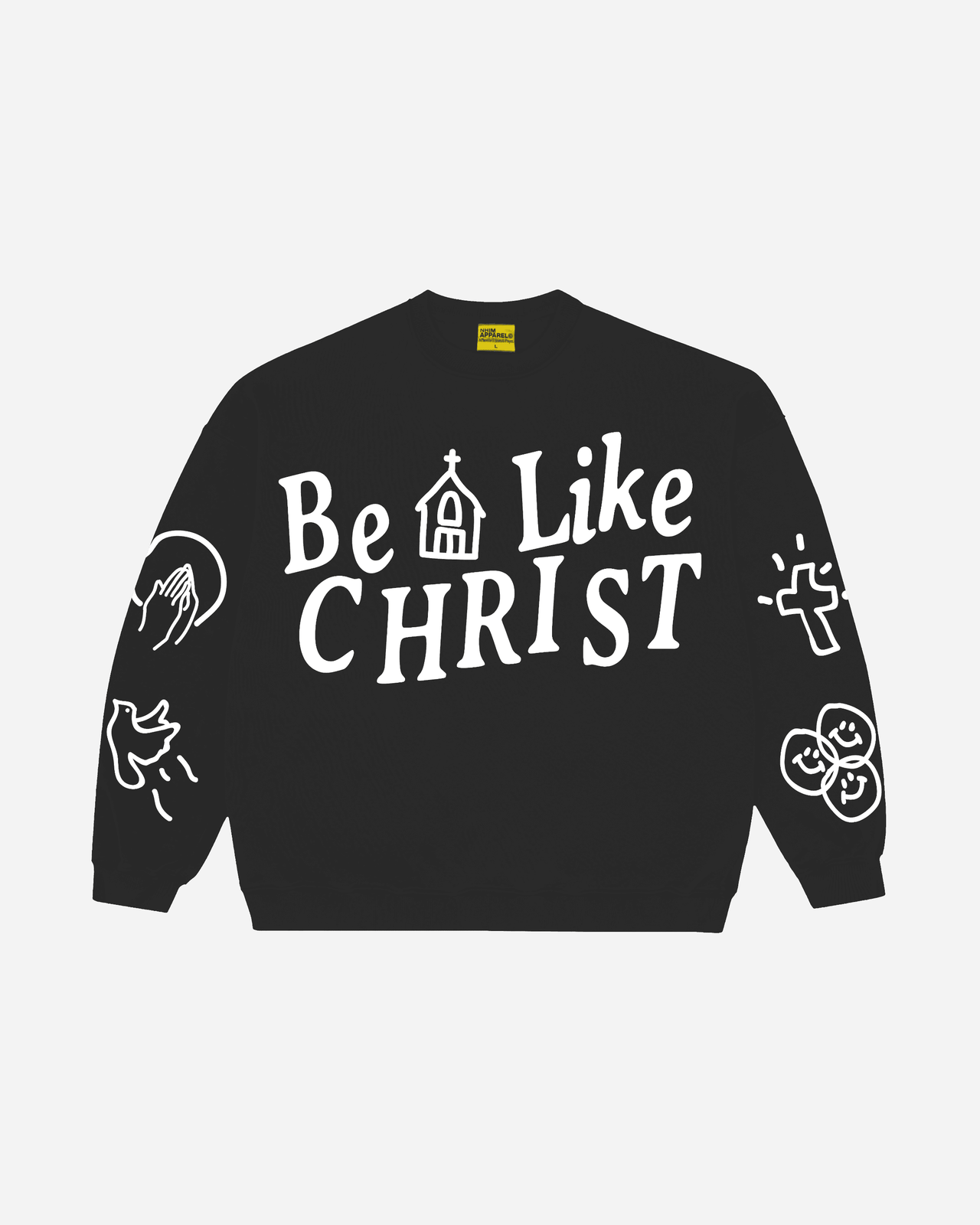 BE LIKE CHRIST CREW (BLACK)