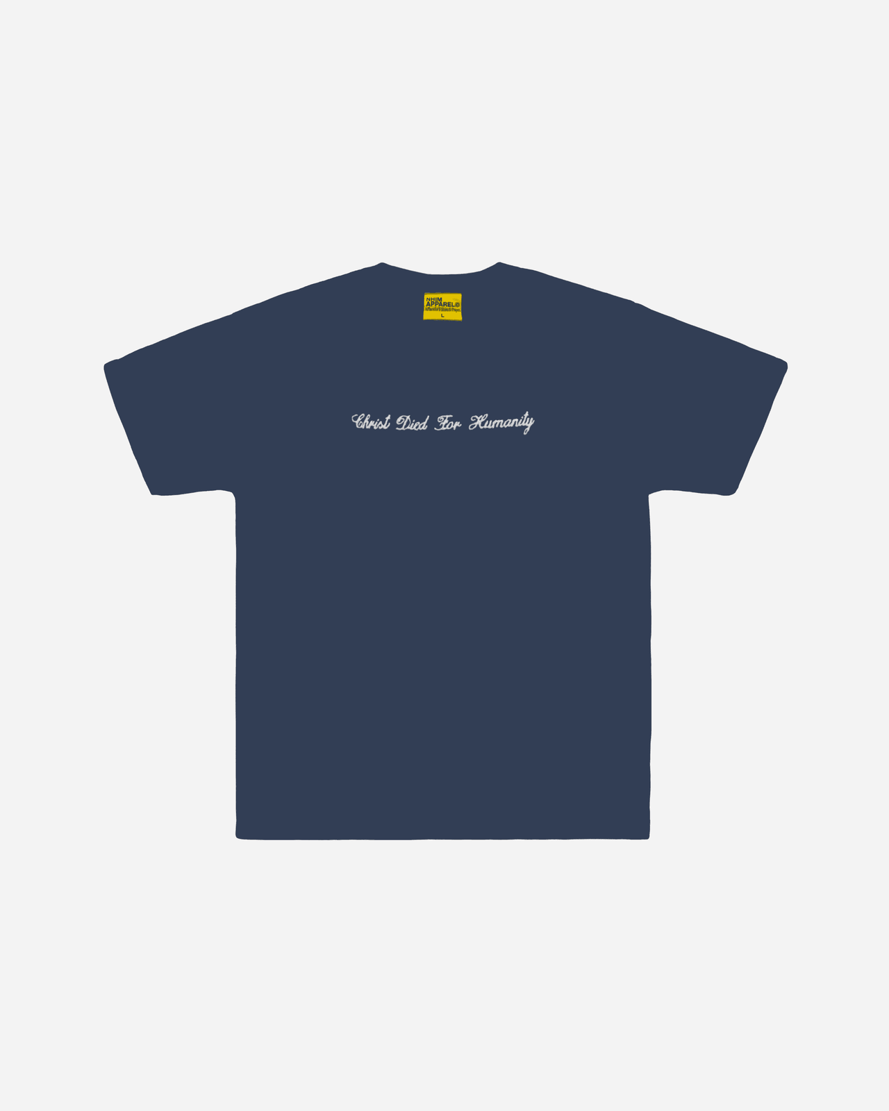 CHRIST/HUMANITY TEE (NAVY)