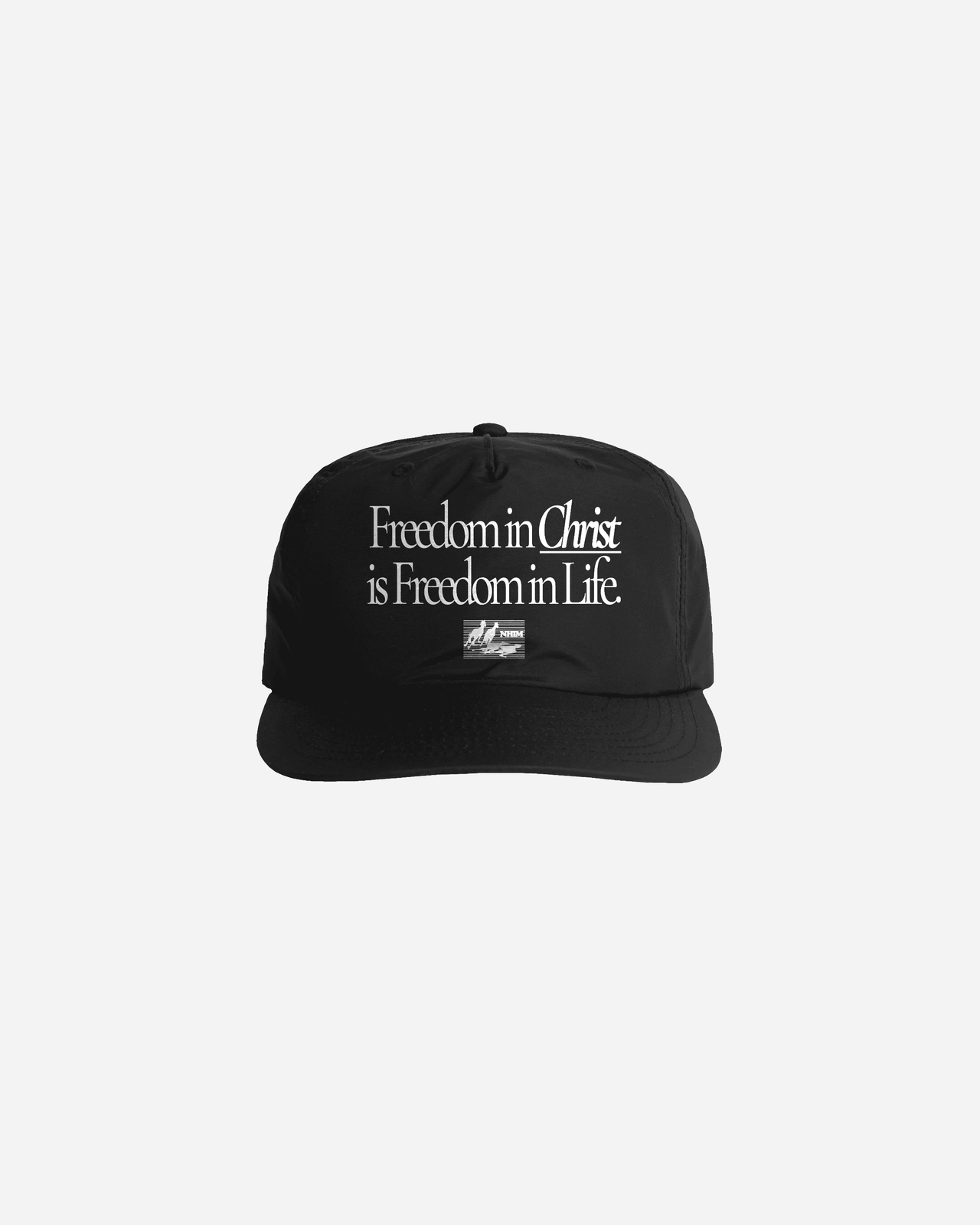 FREEDOM IN CHRIST NYLON SNAPBACK (BLACK)