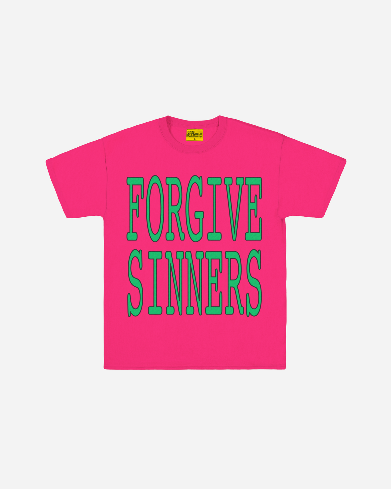 FORGIVE SINNERS TEE (HELICONIA)