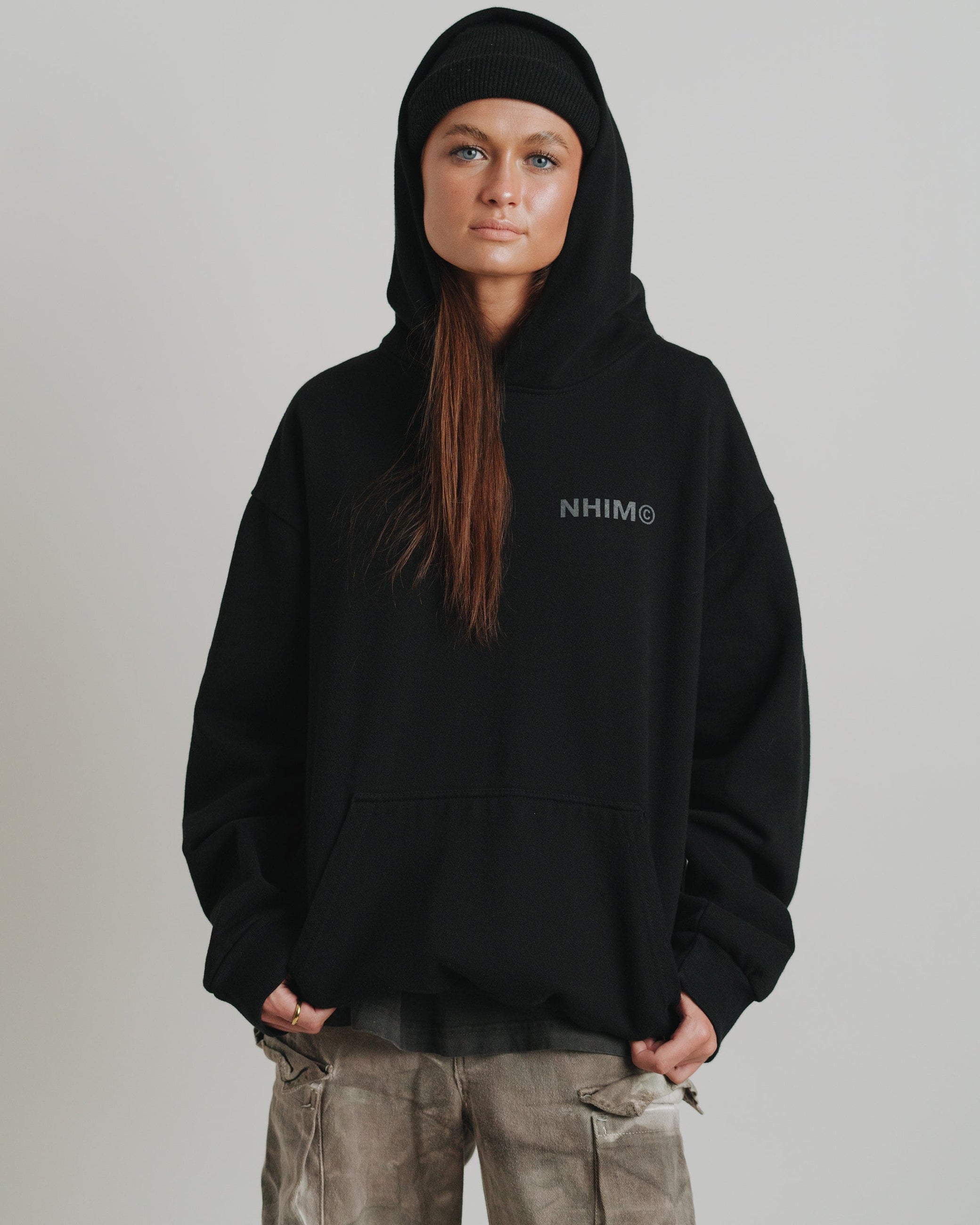 GOD IS EVERYWHERE Blackout Hoodie | NHIM APPAREL