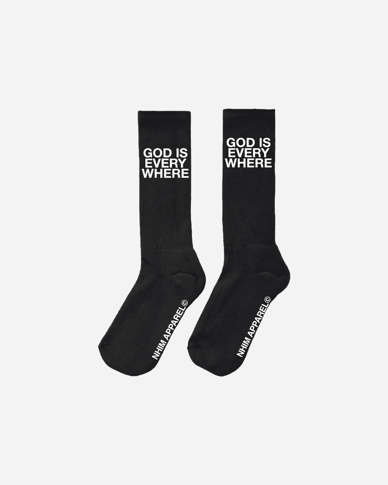 GOD IS EVERYWHERE SOCKS (Black)