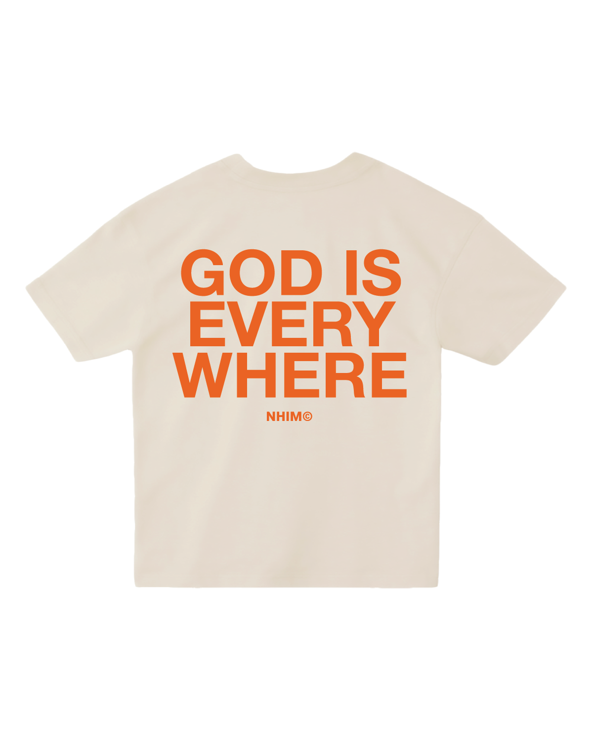 GOD IS EVERYWHERE TEE IN FRENCH OAK GARMENT DYED
