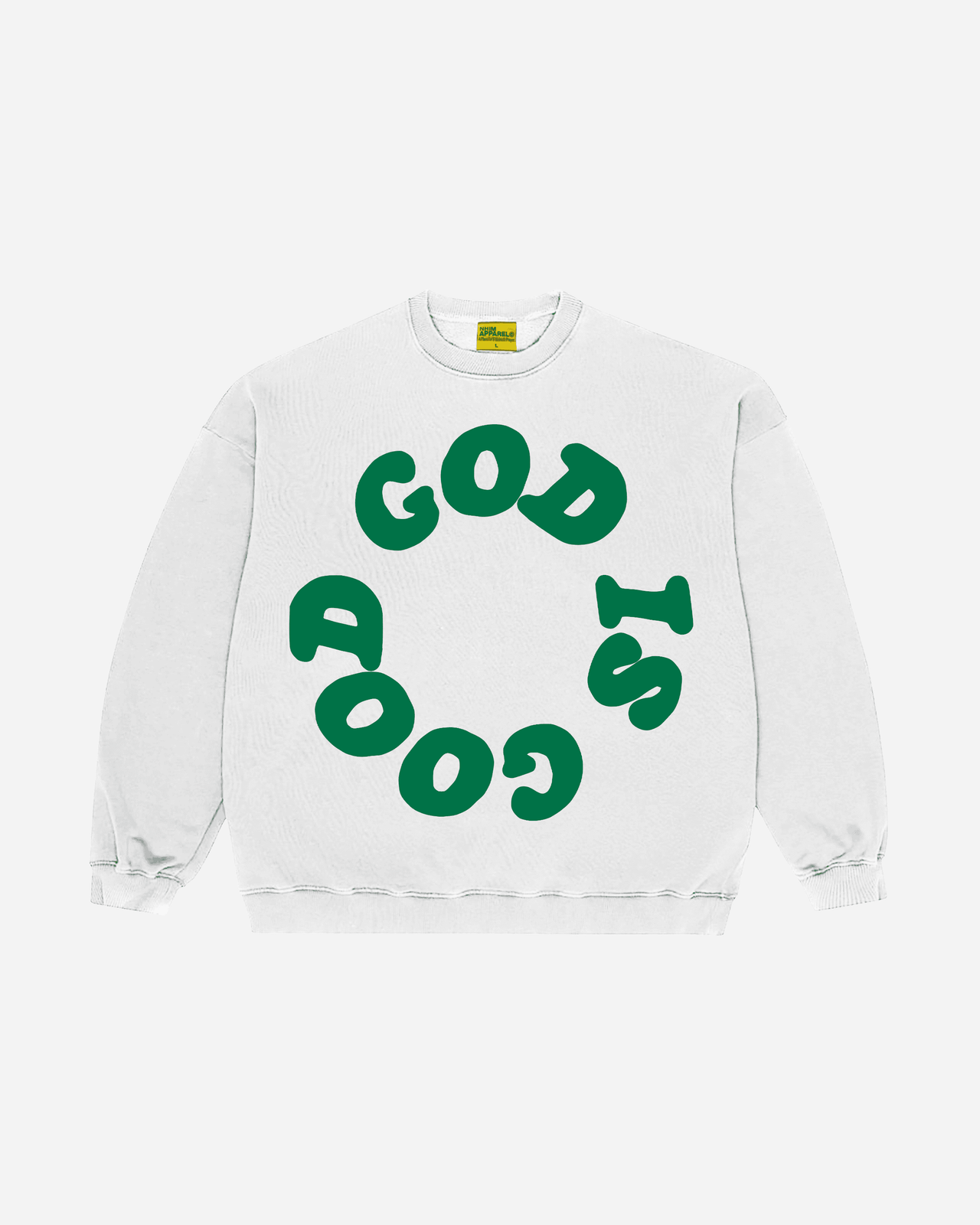 GOD IS GOOD PUFF CREW (WHITE)