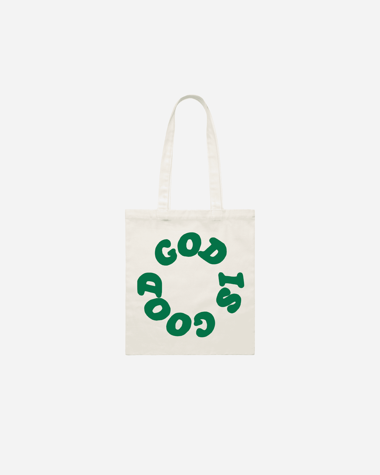 GOD IS GOOD PUFF MINI-TOTE (CREAM)