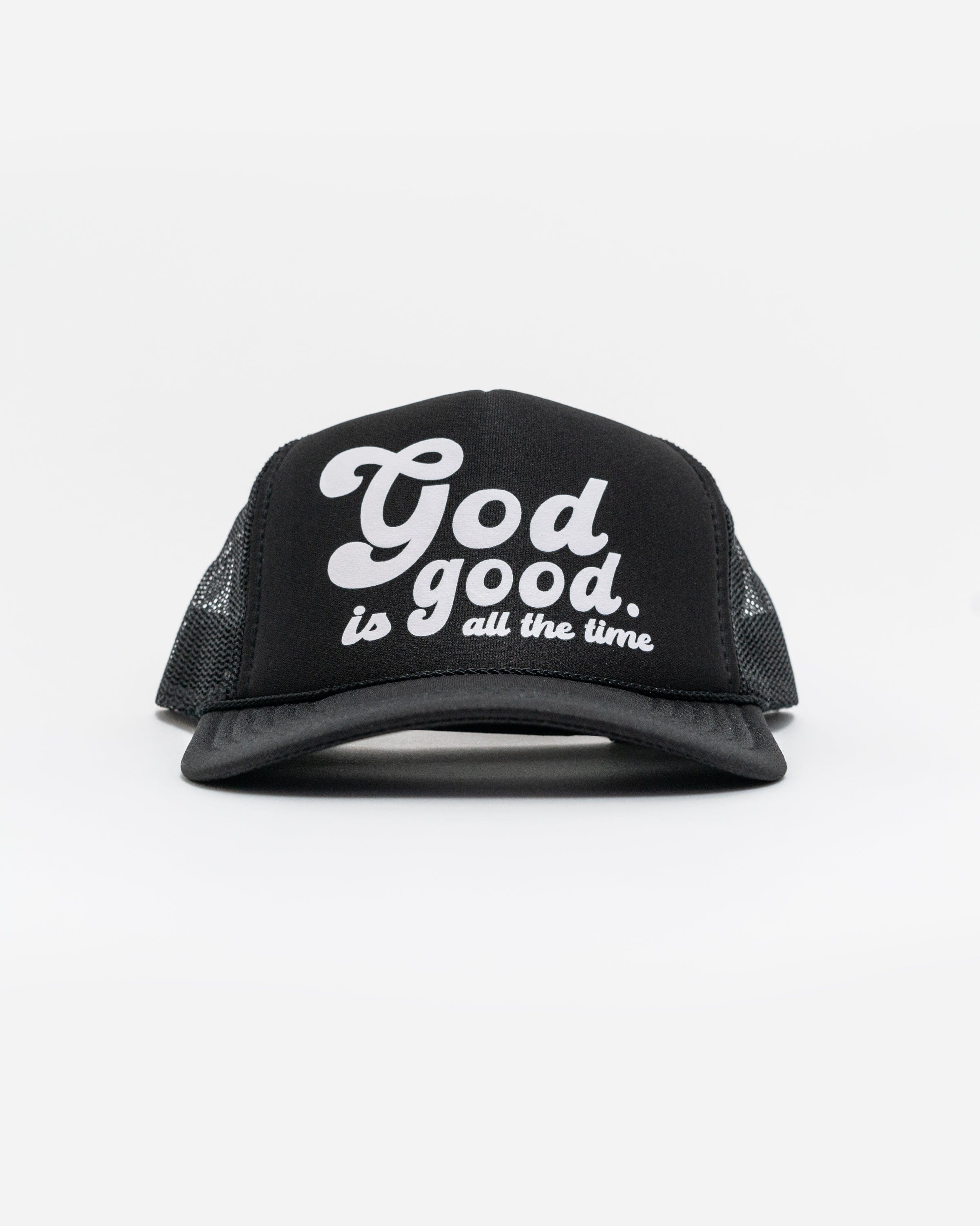 Oh My god!Interesting Pattern Trucker hat Fish hat AllBlack Funny