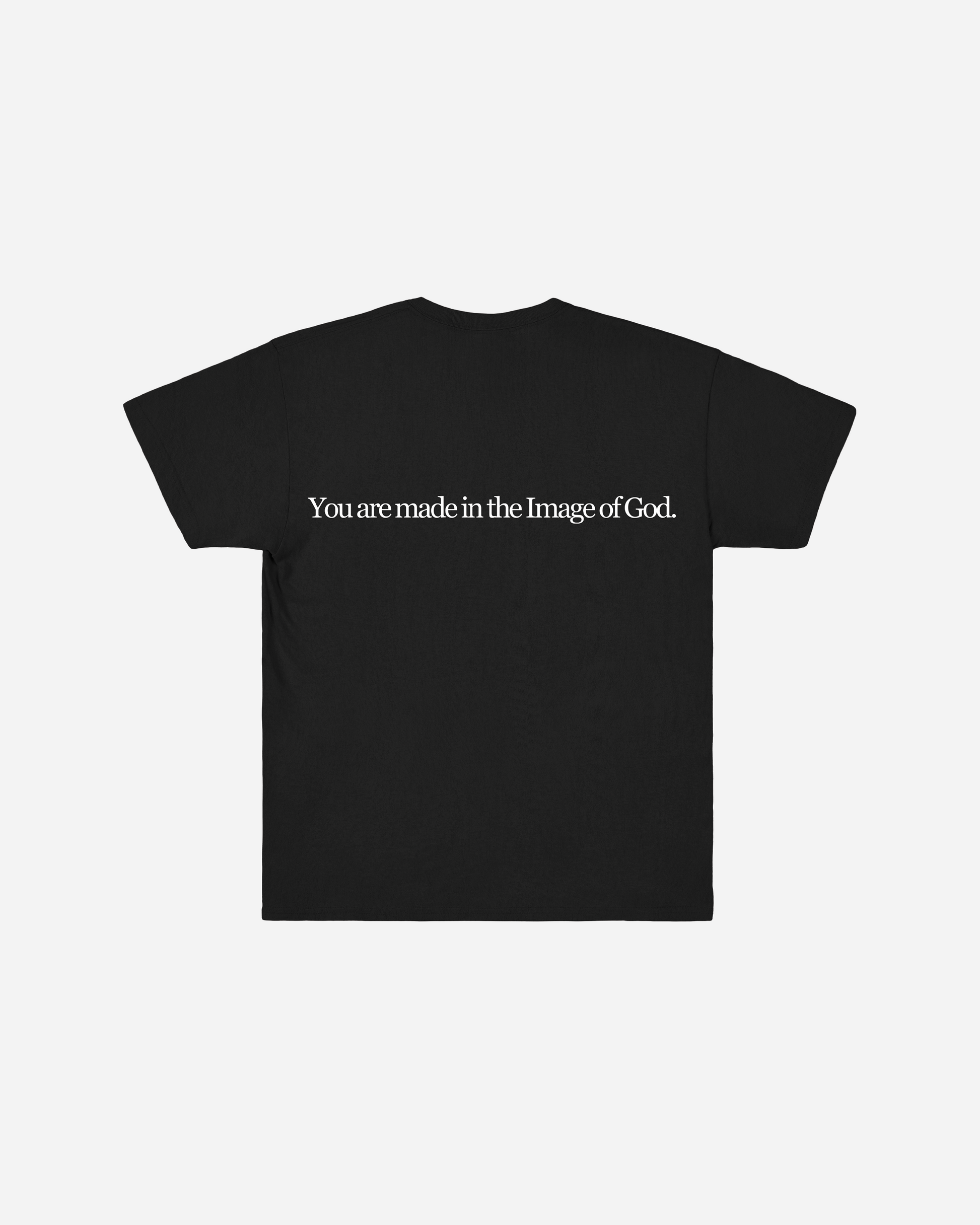 images of god tee in black by NHIM Apparel