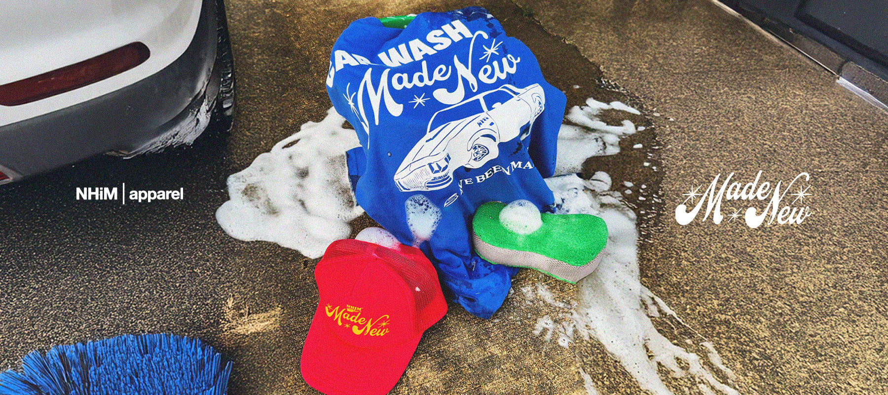 Made new banner by nhim apparel christian apparel brand picture of car wash with shirt and hat