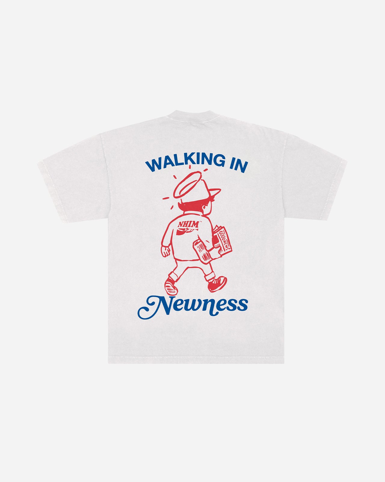 walking in newness tee by nhim apparel christian clothing brand - shirt mock back