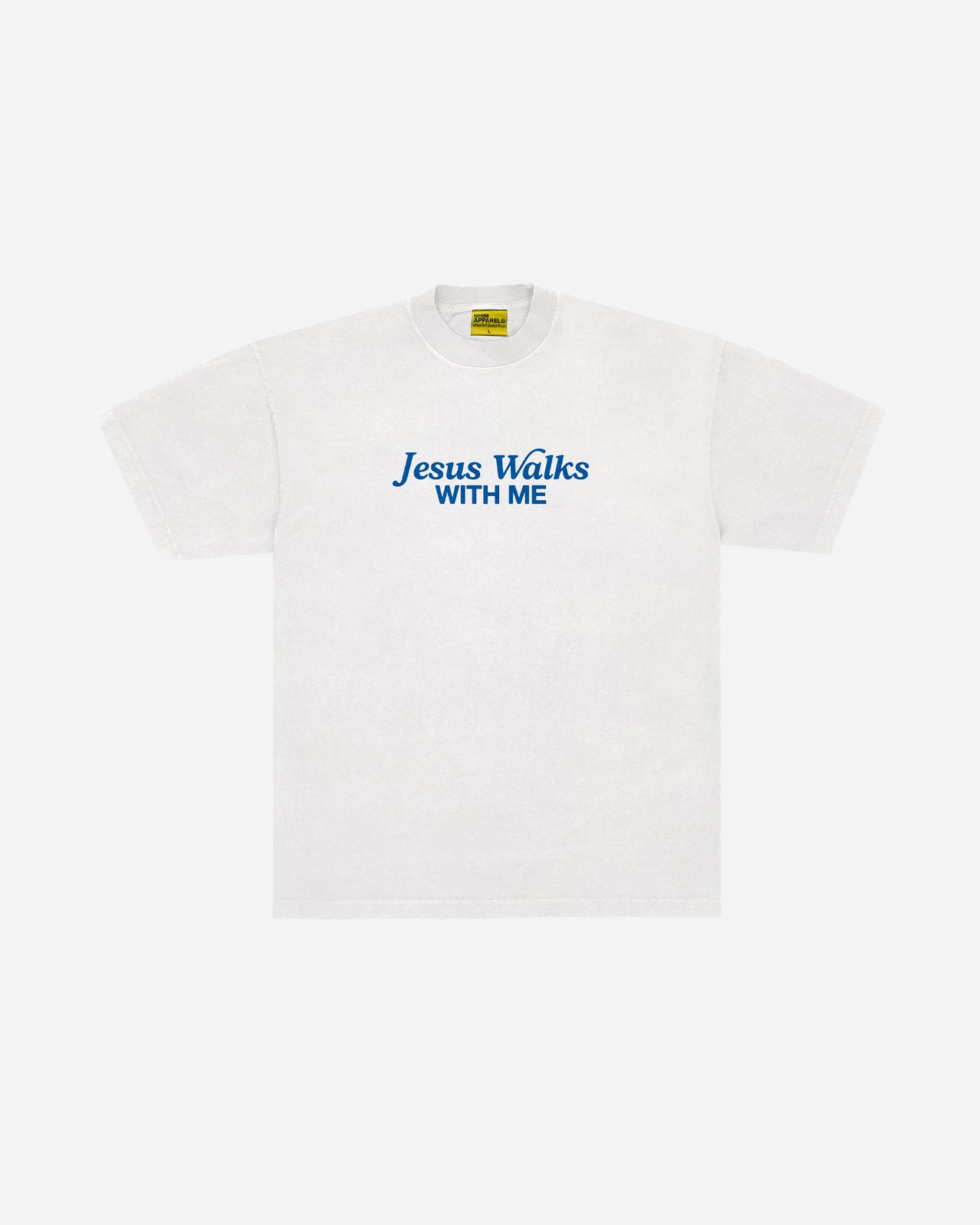 walking in newness tee by nhim apparel christian clothing brand - shirt mock back