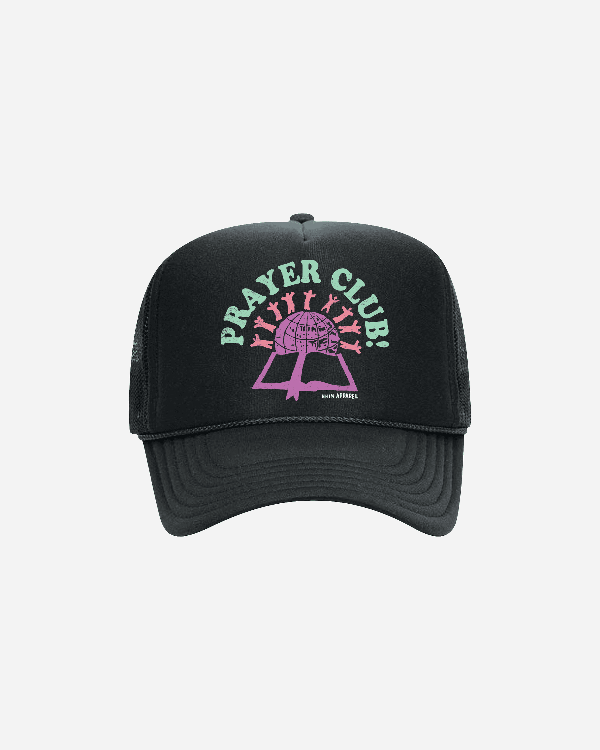 PRAYER CLUB TRUCKER (BLACK) | NHIM APPAREL