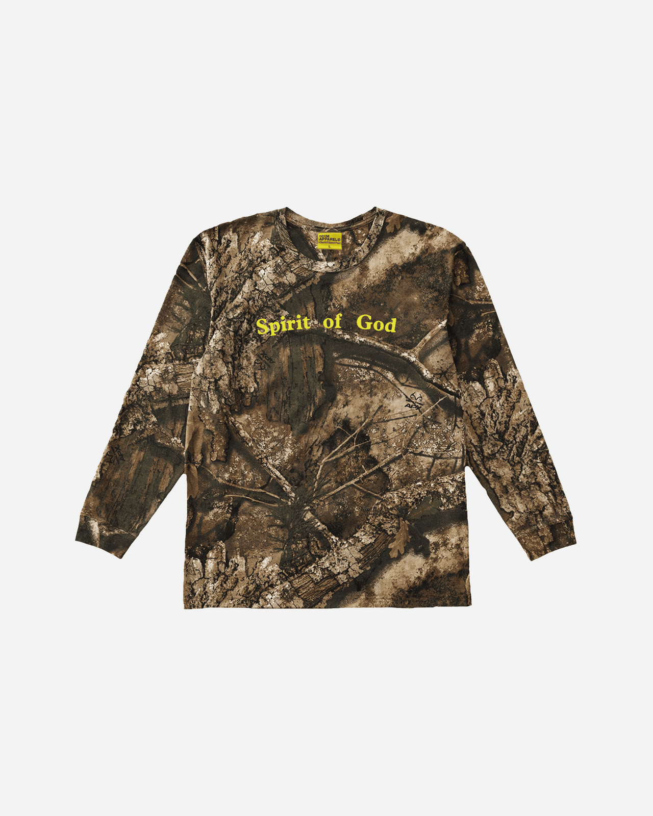 spirit of God camo long sleeve shirt by NHIM Apparel