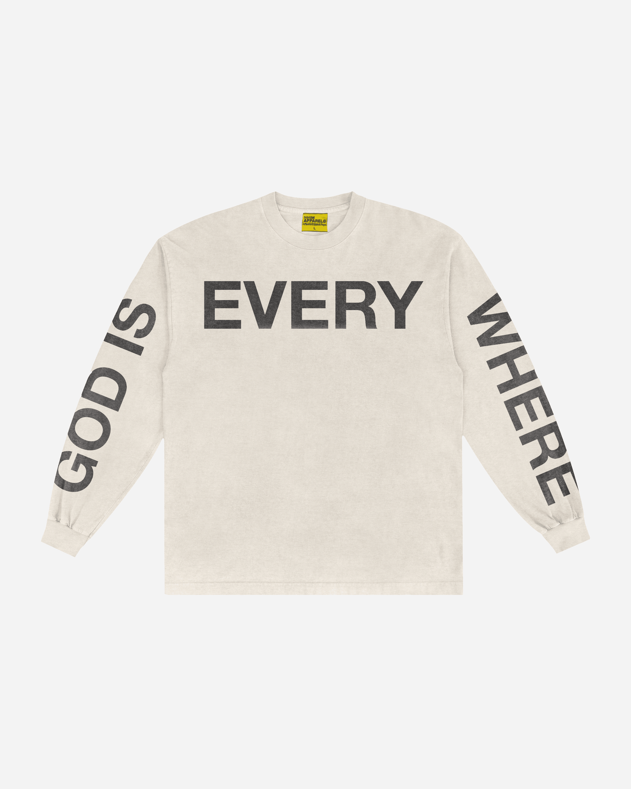 GOD IS EVERYWHERE LS (OFF WHITE)