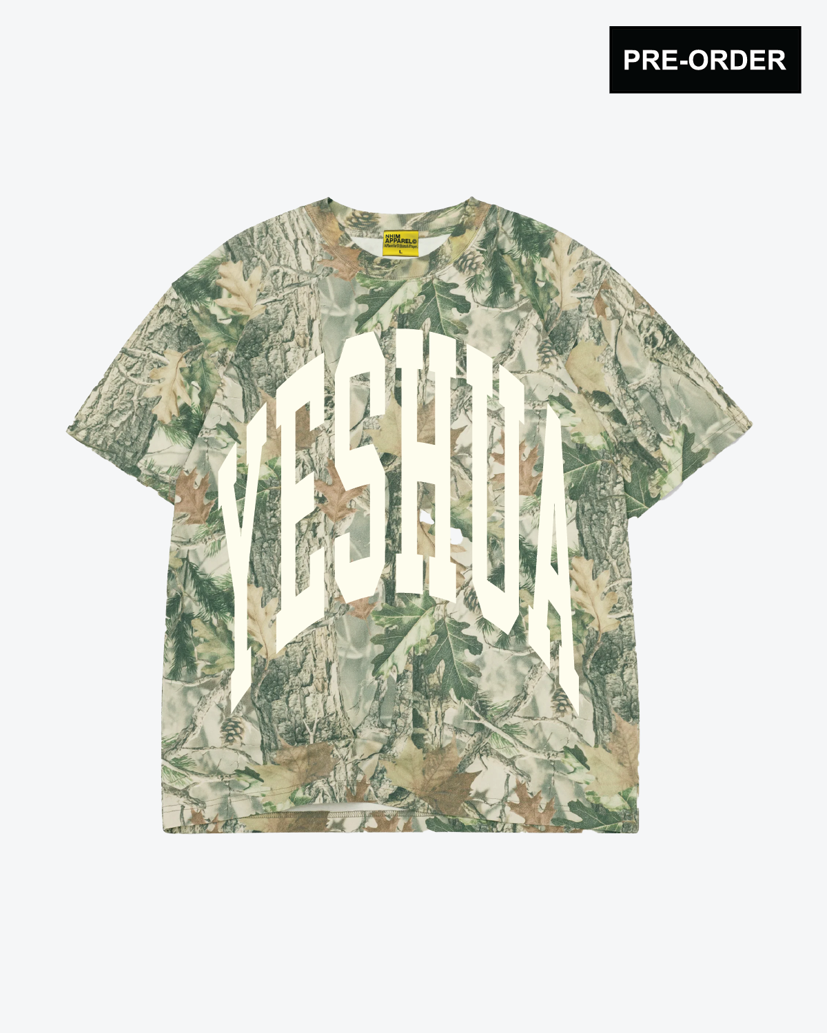 YESHUA SPIRIT TEE IN VINTAGE WOOD CAMO | PRE-SALE | EST SHIP 9.19